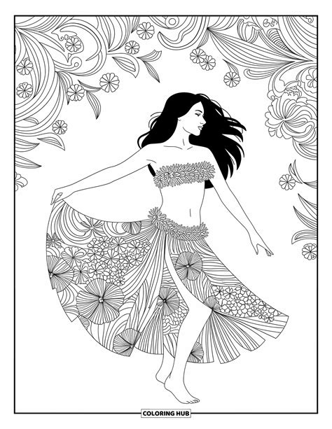 115+ Hawaiian Coloring Pages for Kids & Adults (Free Printable PDFs)