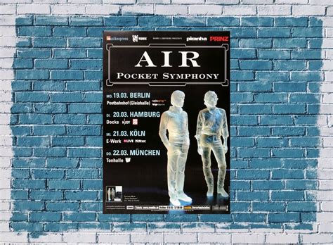 AIR - Pocket Symphony, Tour 2007 - Konzertplakat, CA$ 36.99