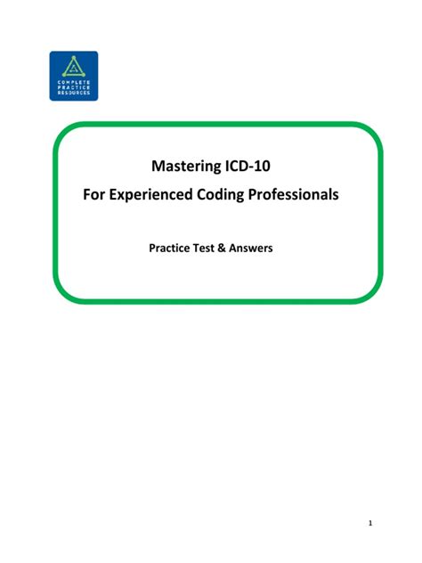 Image result for ICD-10 Coding Practice Test