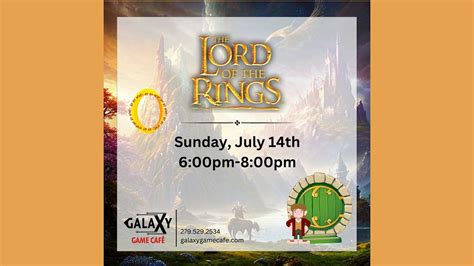 Lord of the Rings Trivia, Galaxy Game Cafe, Citrus Heights, 14 July ...