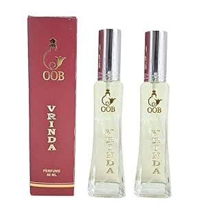 Buy OOB brand Vrinda spray perfume 50 ml each X 2 bottles Perfume - 100 ...