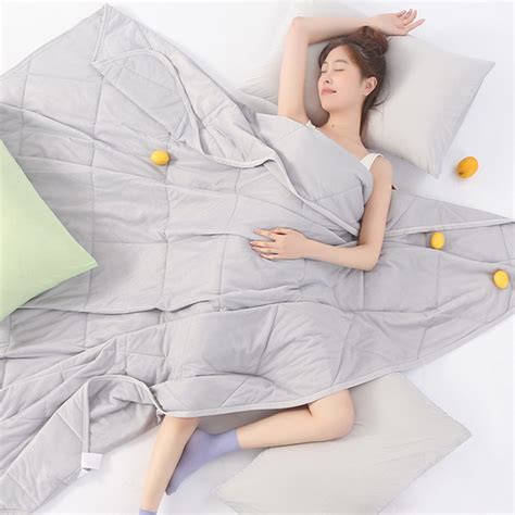 Legxiet Cooling AC Sleep Blanket 3 Layers Summer Blanket Absorbs Heat Prevents Night Sweats ...