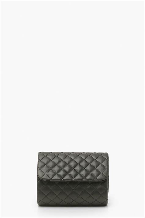 Quilted Mini Clutch | boohoo UK