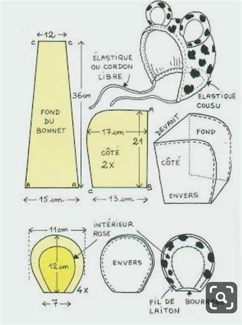 Image result for Free Bonnet Sewing Pattern
