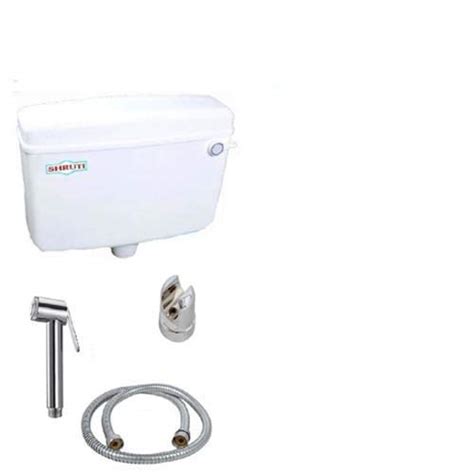 SHRUTI PVC Aqua Flow Flushing Cistern Flush Tank White 10.Liter ...