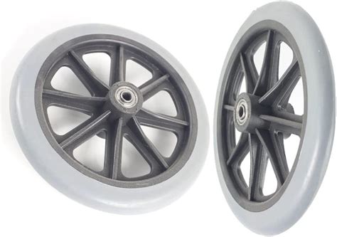 Buy LKP 8 Inch Replacement Wheel for Walker, Solid Front Wheels for ...