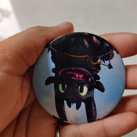 Toothless Badge – Dipped in Doodles