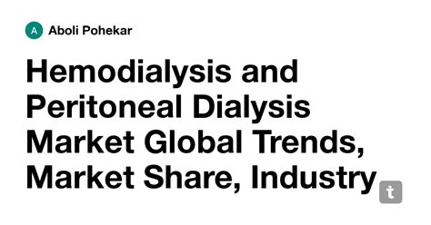 Hemodialysis and Peritoneal Dialysis Market Global Trends, Market Share ...