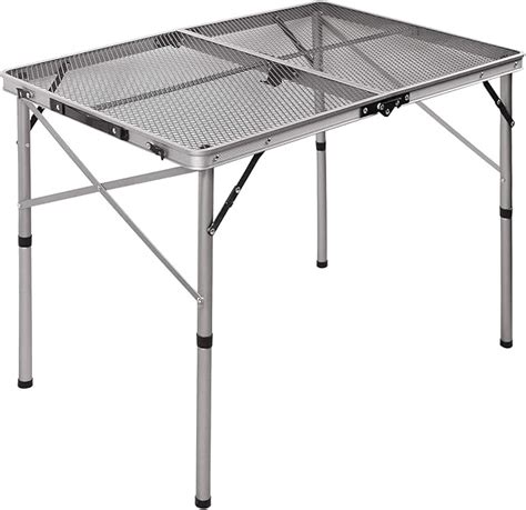 Redcamp Folding Portable Grill Table For Outside Lightweight Aluminum ...