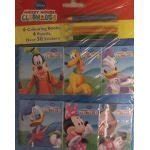 Buy Disney Mickey Mouse Clubhouse Mini Colouring Books & Pencil Set ...