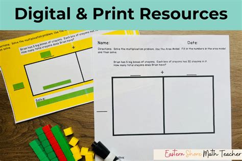 Image result for Area Model Math 3rd