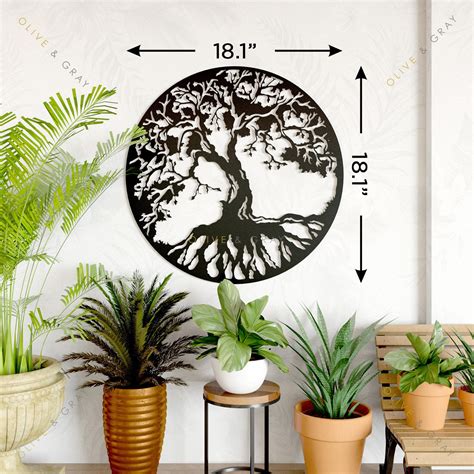 Tree Of Life Metal Wall Art – oliveandgray