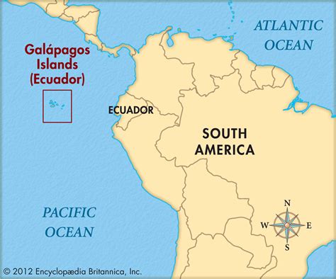 South America Map Galapagos Islands - Free Printable Templates