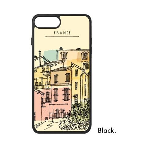 cold master DIY lab City Building Colorful France Painting Apple Cover ...