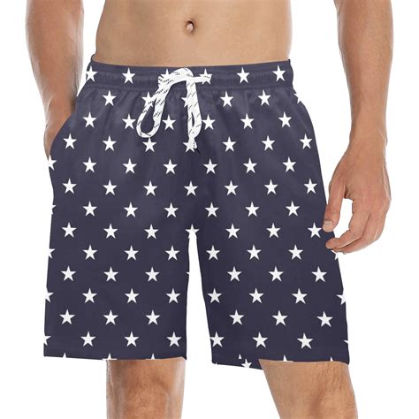 American Flag Swim Shorts Men