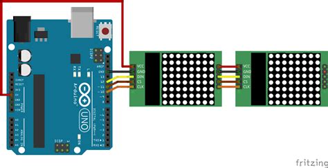 Arduino MAX7219 SPI 的图像结果