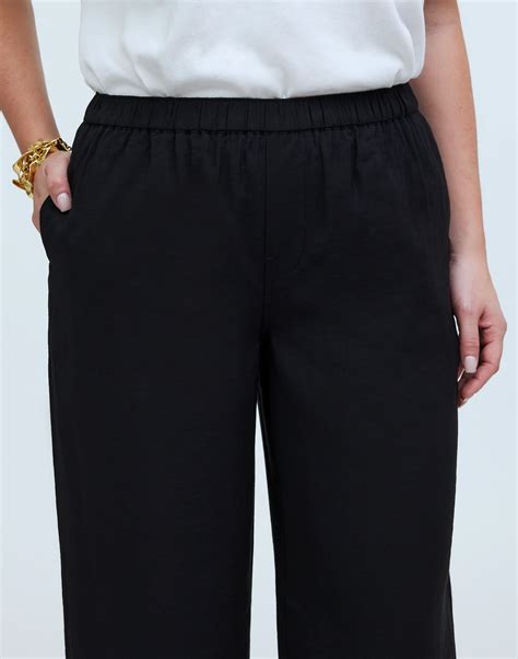 Petite Pull-On Wide-Leg Pants in Softdrape | Madewell
