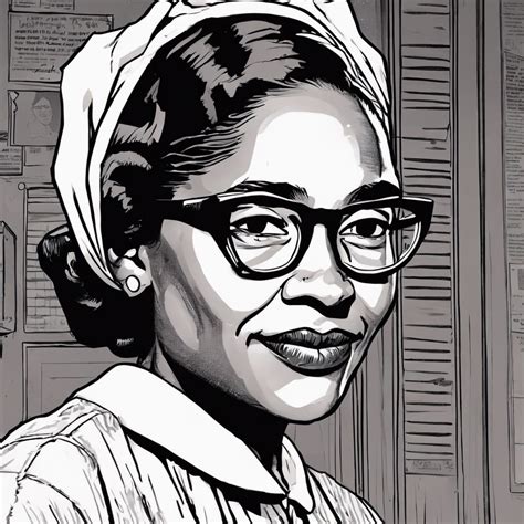 Rosa Parks Drawing Ideas