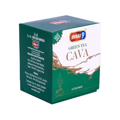 Jivraj 9 Cava Green Tea Bags | Kahwa Green Tea Bags | Herbs Like ...