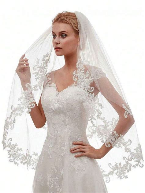 1pc Women Double-Layer Short Handmade Lace Embroidered Applique Vintage ...