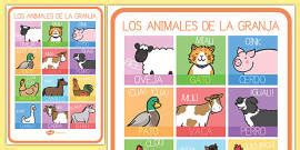 Crucigrama - animales de la granja (teacher made) - Twinkl