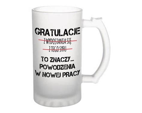 Kufel na pożegnanie kolegi z pracy.