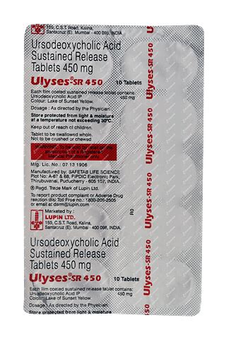 Ulyses Sr 450 Tablet 10: Uses, Side Effects, Price & Substitutes