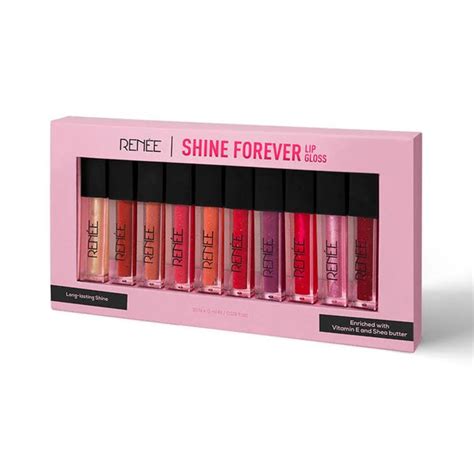 RENEE Shine Forever Lip Gloss Combo, Non Sticky & Non Drying Formula ...