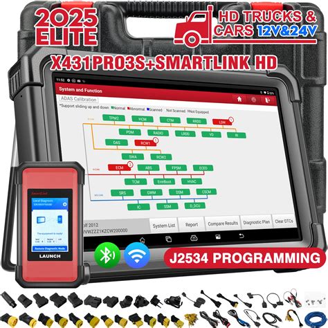 Snapklik.com : LAUNCH X431 PRO3S+ Smartlink HD Heavy Duty Truck Scanner,2026 Diesel&Gasoline ...
