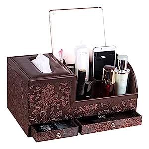 Natoo Leather TV Remote Control Holder Organizer / Controller TV Guide ...