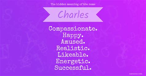 The hidden meaning of the name Charles | Namious