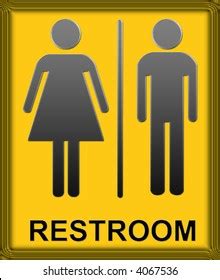 Restroom Sign Vector 的图像结果