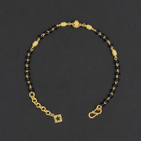 Buy 24K Gold Layered Karimani Bracelet Online | Parakkat Jewels