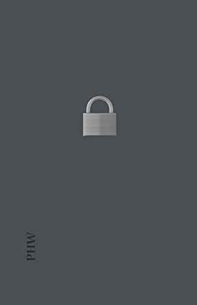 Personal Notebook: Secure logbook for writing down all your passwords ...