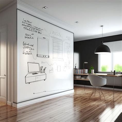 Dry Erase Paint Makes Your Home Office a Design Showplace