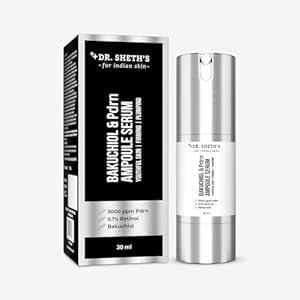 Dr. Sheth's Bakuchiol & Pdrn Ampoule Serum | 3000 PPM PDRN, 0.1% ...