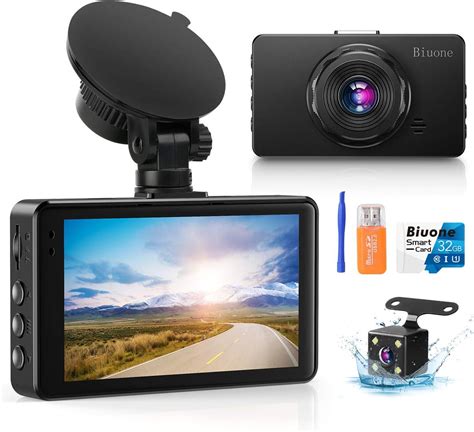 Buy Dash Cam Front and Rear, Dash Camera for Cars with 32G Card Super ...