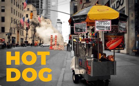How to order a hot dog in English