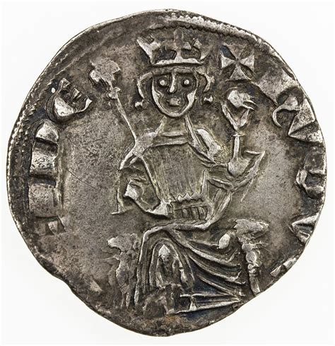 CRUSADERS: KINGDOM OF CYPRUS: Hugh IV de Lusignan, 1324-1359, AR gros (4.55g). VF - Stephen ...