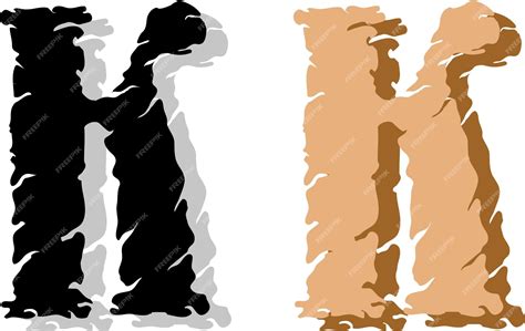 Premium Vector | Stylish k letter. rusty black paint splash dirty shade ...