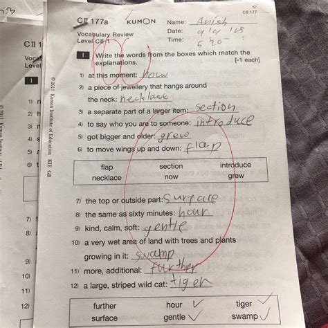 Kumon Worksheets Book