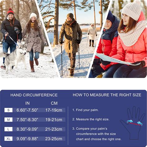 SIMARI | Winter Gloves Men Women Touch Screen Glove | Cold Weather Warm ...