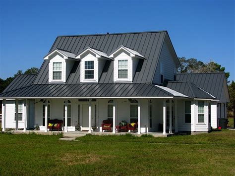 metal roof farm house
