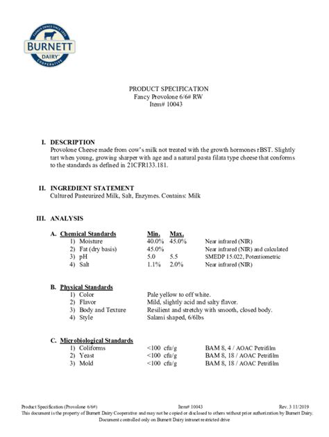 Fillable Online Why does provolone cheese tend to be flavorless or seem ...