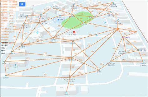 数据结构篇：校园最短路径导航（一：地图数据的配置以及图的建立）