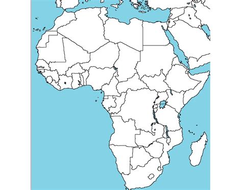 Africa map quiz 2