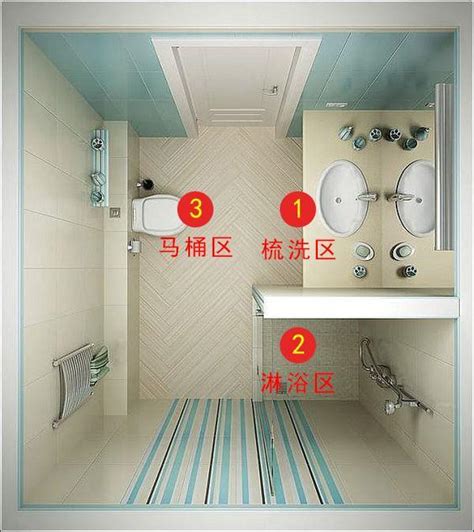 一米宽的卫生间装修设计方法 一米宽的卫生间装修设计效果图案例