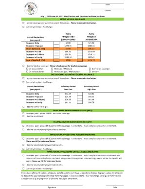 Fillable Online Health Insurance Forms for Individuals & Families ...