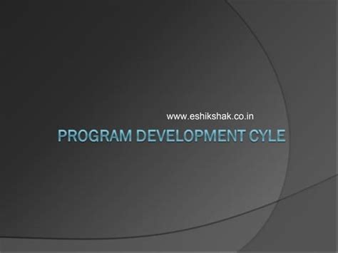 Image result for Program Development Life Cycle