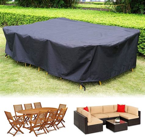 JT-Houe Outdoor Furniture Cover, Waterproof Dustproof UV-Resistant ...